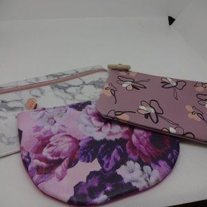 IPSY "Set of 3" Zippered Make-Up Bags (NEW)